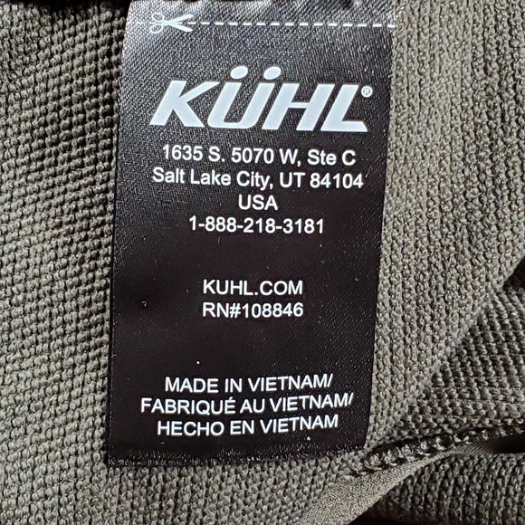 LOT OF 2 Kuhl Pants Transcendr Men's 42x30 Gray & Green Softshell Hiking - Picture 8 of 16